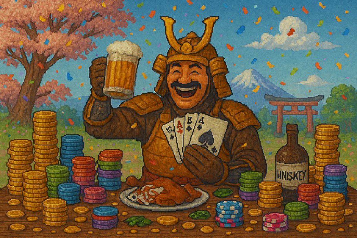 SengokuTon's tweet photo. 🎋 BAMBOO BOX RAID EVENT! 🎋
⚔️ WIN BIG BY RAIDING VILLAGES! ⚔️

🃏 Special poker hand rewards for successful raids:
👑 Royal Straight Flush
🎁 100 Bamboo Boxes!

⏰EVENT LIVE NOW - ENDS JULY 2nd, 12:00 UTC!⏰
✅Play Game: https://t.co/3pjzALNAj9
#GameFi #NFTgame  #TON #Airdrops https://t.co/Ide0Enby1K