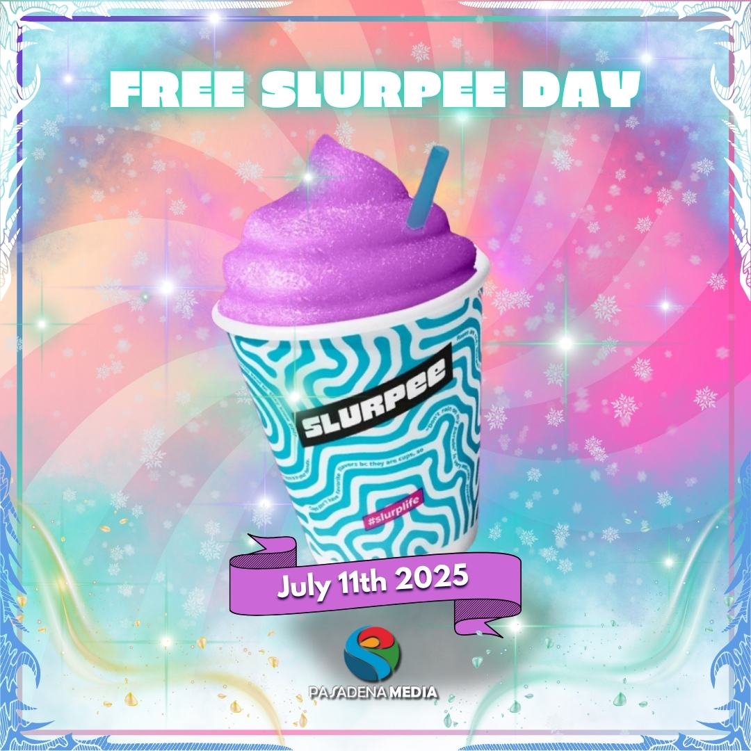 🥤🎉 It’s #FreeSlurpeeDay! Celebrate 7/11 with a FREE Slurpee at participating <a href="/7eleven/">7-ELEVEn</a> stores. 🧊 Whether you want to cool down or satisfy your sweet tooth, nothing says summer like an icy, colorful frozen treat. Grab yours and sip into summer fun! 😎☀️