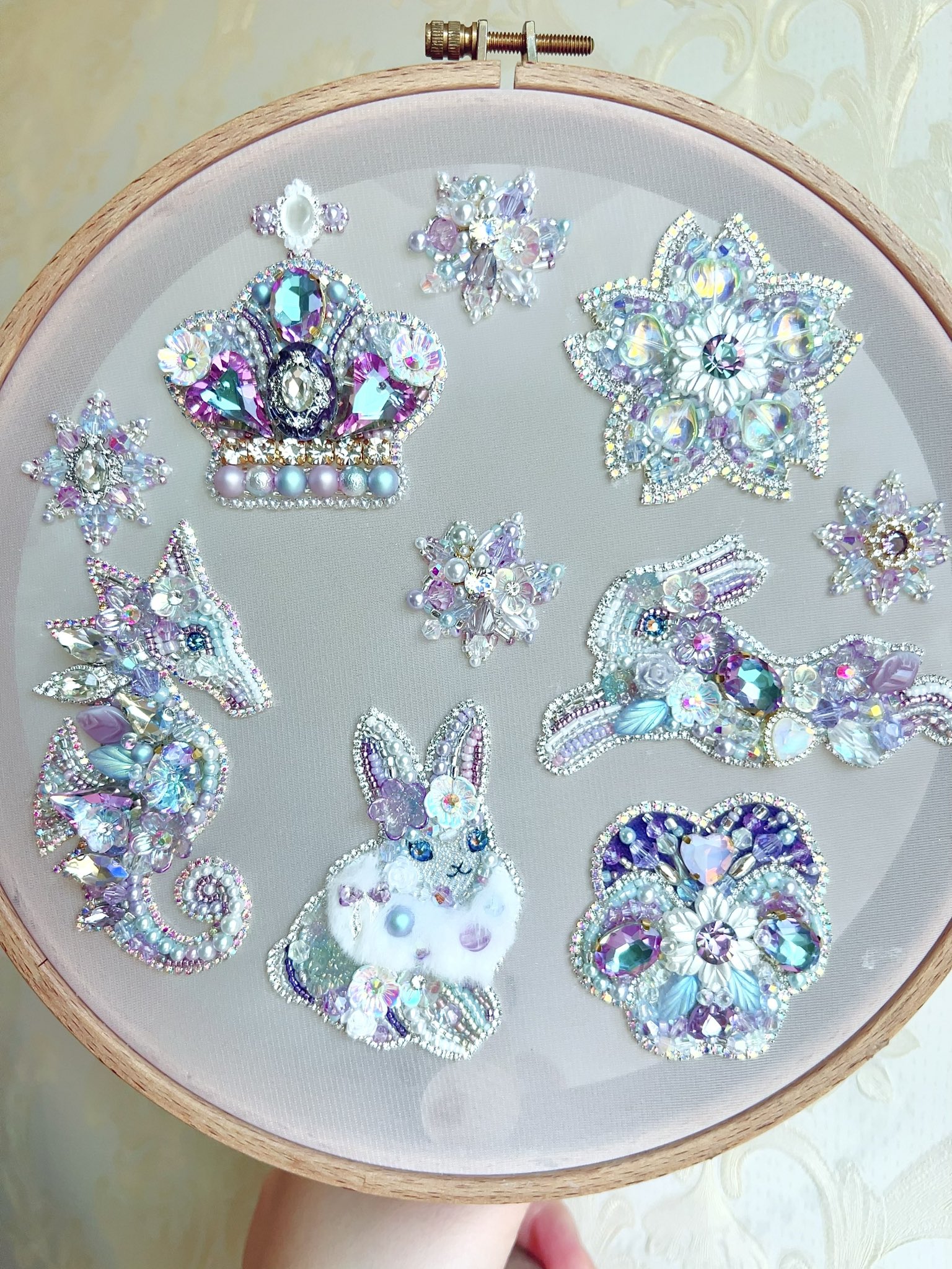 Piari🪡ビーズ刺繍 on X: 
