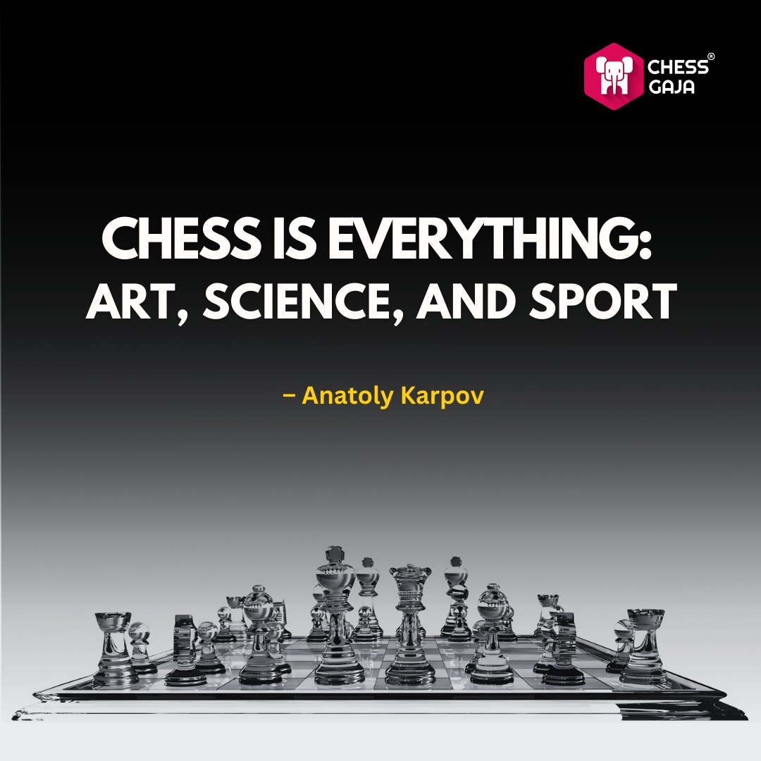 ChessGaja's tweet image. Chess Quotes: Discover the philosophy, humor, and wisdom behind the moves that shaped chess history.

#ChessGaja #GMPriyadharshan #onlinechessclass #grandmaster #AdvancedChess #ChessForBeginners #chessgroupclass #chess #chessgame #chessboard #chessplayer #chessmaster #chessmoves