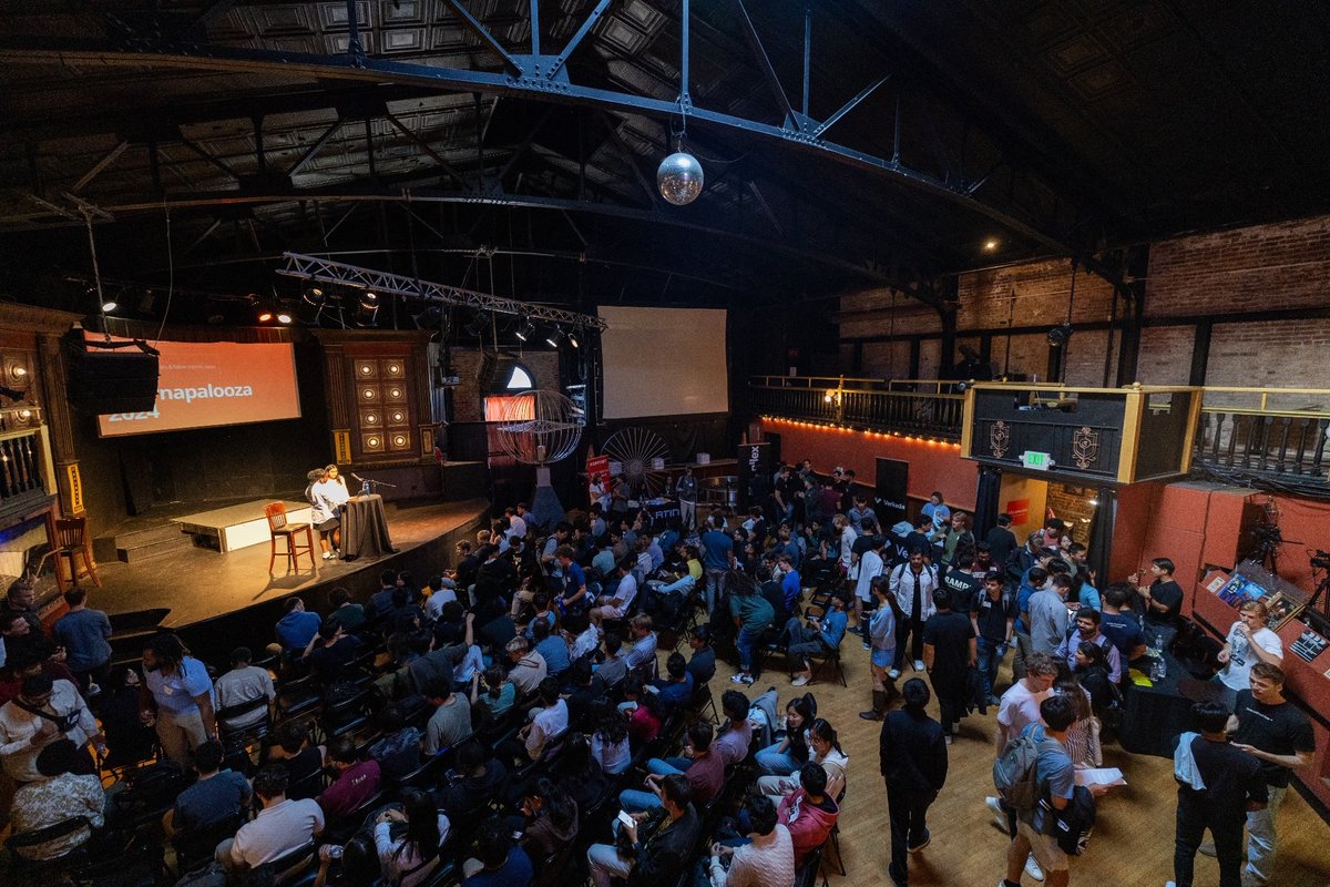 cory's tweet image. co-hosting Internapalooza (big STEM intern event) in San Francisco on the evening of Aug 4th.
all undergrad and graduate interns are welcome.
prev speakers have included: Sam Altman (OpenAI), Dylan Field (Figma), Julia Hartz (Eventbrite), Guillermo Rauch (Vercel), and more.…