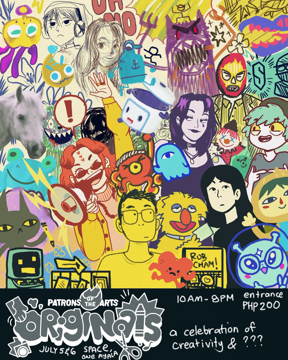 it's my first big gig of 2025, and I'm excited to be at <a href="/PatronsOTArts/">Patrons of the Arts</a> Originals to sell zines, new work, and make friends

you too can buy my zines and stuff and make new friends maybe and celebrate the local art scene