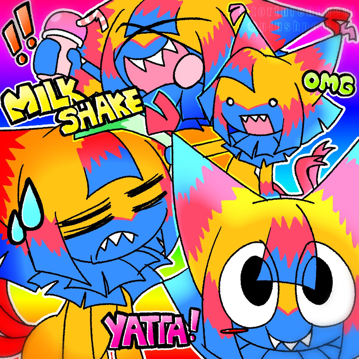 PLUSHPOITAN's tweet image. yatta cures my art block for some reason 
#dandysworld