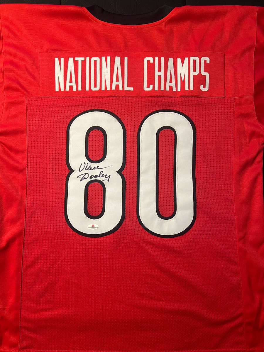 1980 National Champs Jersey Autographed by Vince Dooley- $300 shipped! <a href="/the_dawg_father/">JT</a> <a href="/JeffreyThumser/">Thumser</a> <a href="/stculp5/">Sage Culpepper</a> <a href="/GeorgiaDawgAC/">𝐓𝐡𝐞 𝐆𝐞𝐨𝐫𝐠𝐢𝐚 𝐃𝐚𝐰𝐠 1️⃣9️⃣9️⃣ 🇺🇸</a> <a href="/ugaproud/">Jason</a>