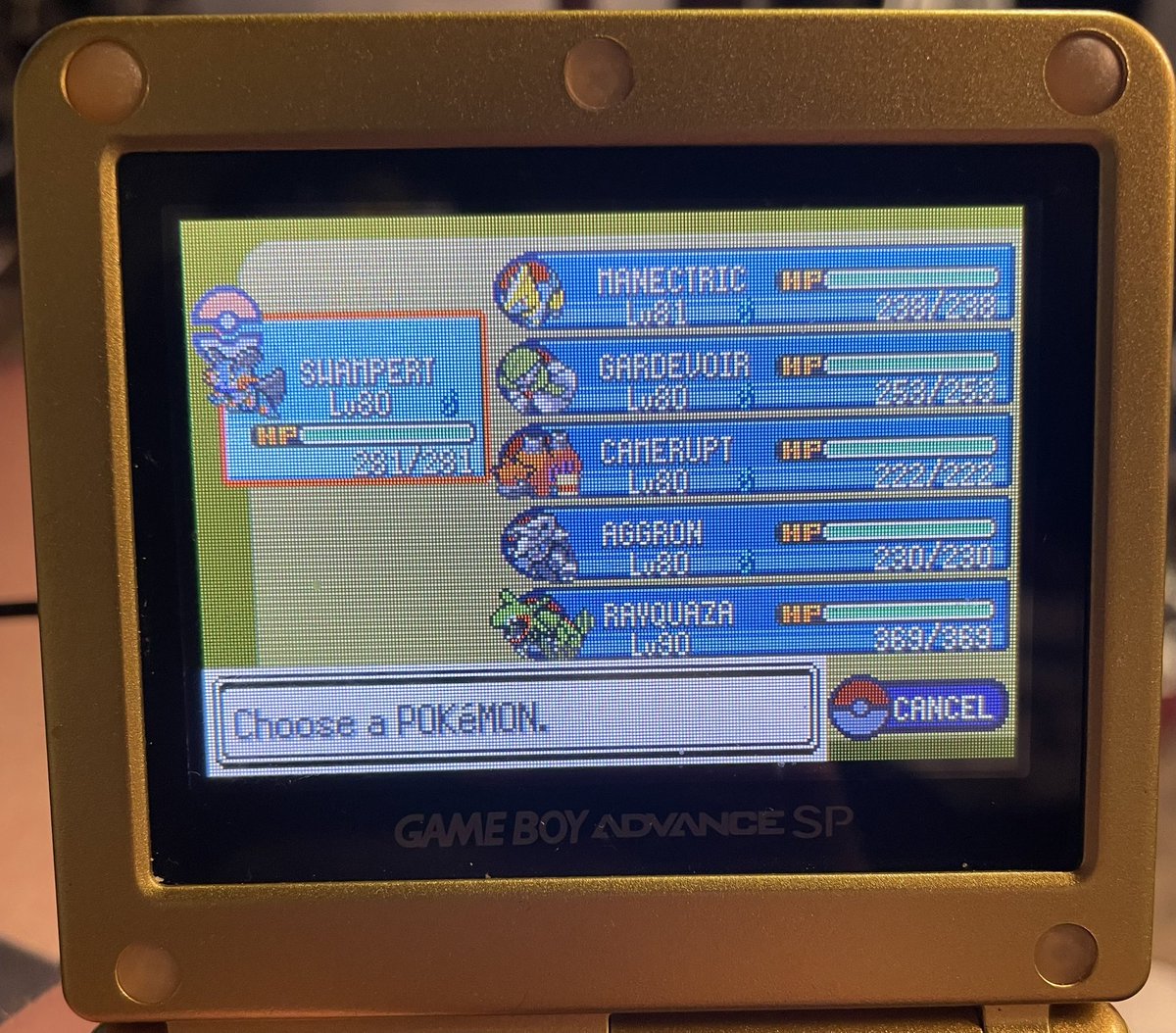 METALJIMMY123's tweet photo. POKÉMON EMERALD
GAMEBOY ADVANCE SP
ELITE FOUR
DEFEATED!
NO CHEATS!
NO FAST FORWARD #gameboyadvancesp #gameboyadvance #ags101 #pokemonemerald #pokemon #gen3 #hoennregion #elitefour #defeated #nocheats #nofastforward https://t.co/P5X81Yyxx2