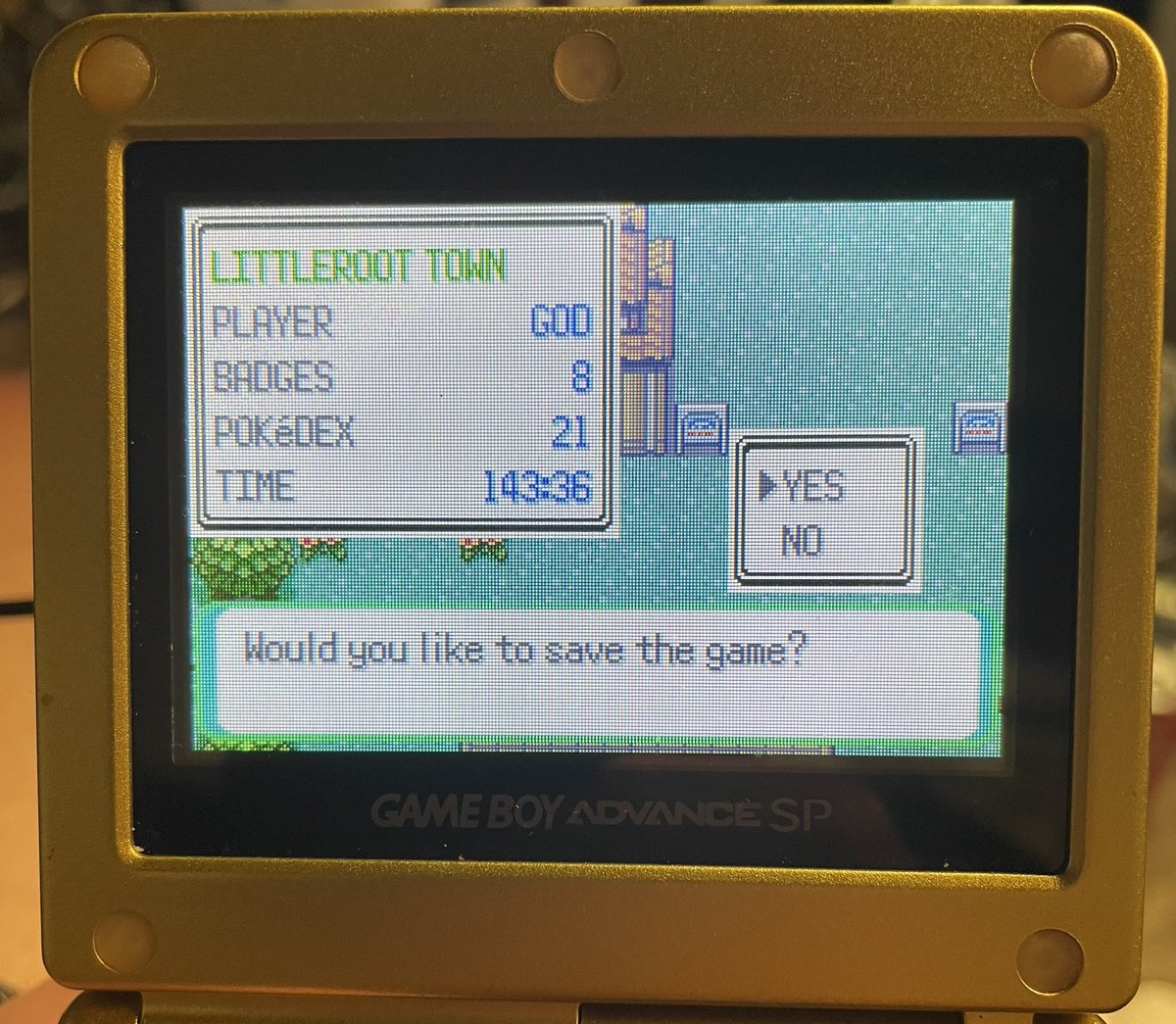 METALJIMMY123's tweet photo. POKÉMON EMERALD
GAMEBOY ADVANCE SP
ELITE FOUR
DEFEATED!
NO CHEATS!
NO FAST FORWARD #gameboyadvancesp #gameboyadvance #ags101 #pokemonemerald #pokemon #gen3 #hoennregion #elitefour #defeated #nocheats #nofastforward https://t.co/P5X81Yyxx2