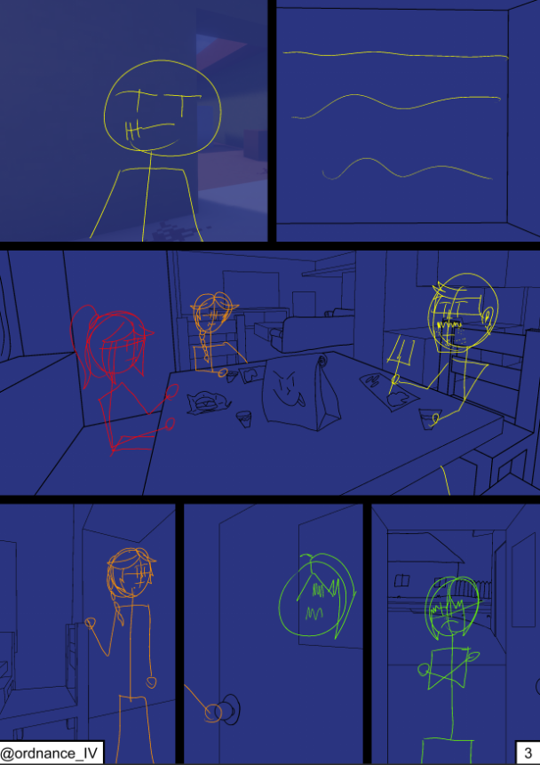 ordnance_IV's tweet photo. I think my biggest weakness is wanting to rush out pages like 2 a day when they have so much background detailing I wanna add. Hoping to finish Chapter 8 FOR REAL this next week LMAO
#wip #backdrops #art #oc https://t.co/eNqlbssdyv
