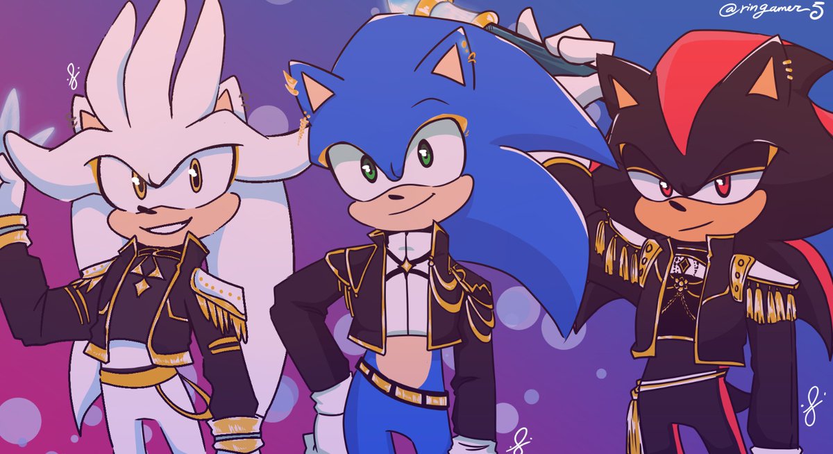 ringamer5's tweet photo. ❤️Zoey, Rumi and Mira with Sonic❤️
#HUNTRIX #SonicTheHedgehog #ShadowTheHedgehog #SilverTheHedgehog #fanart #KPOPDEMONHUNTERS #art https://t.co/jnyCzVLa0R