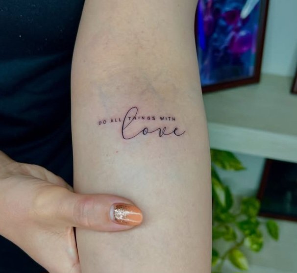 Do all things with love