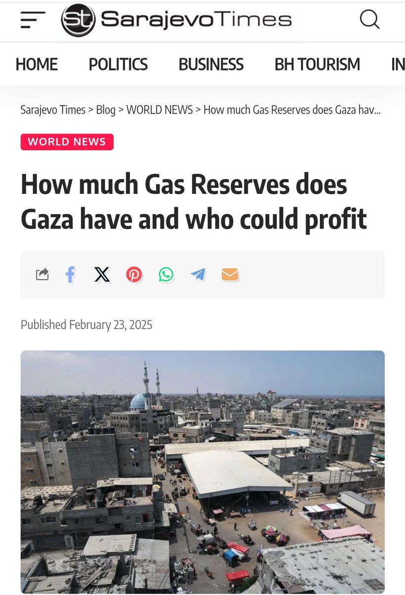 Senin Energi Bersih

guobloknya muslim Indonesia mengkaitkan konflik timur tengah dgn agama pdhl konflik timur tengah semata mata ttg UANG
salah satu pemicu konflik tertera di dokumen EastMed Expansion yg menjelaskan bhw Gaza (Palestina) menyimpan cadangan gas 31,1 Milliar Kubik