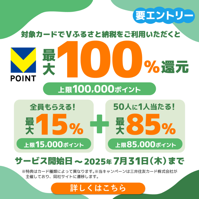 smcc_card's tweet photo. ／
📢新登場！Vふるさと納税🏔
＼
リリース記念🎊
今ならVポイントで全額返ってくるチャンス！

初めての方も、いつも悩まれる方も
お得にふるさと納税をしましょう🙋‍♀️【後輩】
