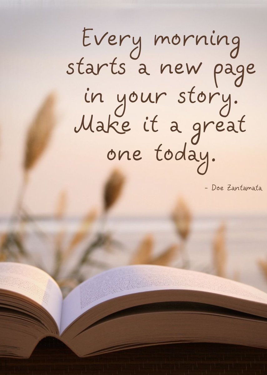 Each day offers you a chance to create something new. Approach it with a sense of optimism &amp; possibility. Today is your opportunity to make new choices, pursue new goals &amp; shape your life in a positive direction. Have a blessed day 😊🙏🙏