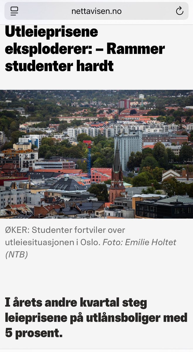 jabbidabbadoo's tweet photo. Hvem kunne da aaaaaaaane at kraftig økning i leiepriser og reduksjon i tilbudet ble resultatet når vi sosialister økte beskatningen på sekundærboliger kraftig? Ikke vi i AP, jaffall. Heeeelt umulig å forutse. https://t.co/yJi4tcW05q