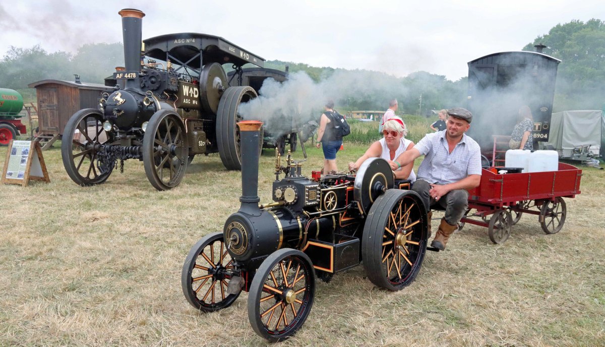 Perfect weekend for a rally excellent steam show at Norden  swanage.news/perfect-weeken…
