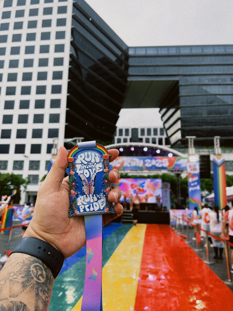 First time to do 10k! Will definitely repeat! Happy pride! #RUNRIOPrideRun2025 #Pride2025