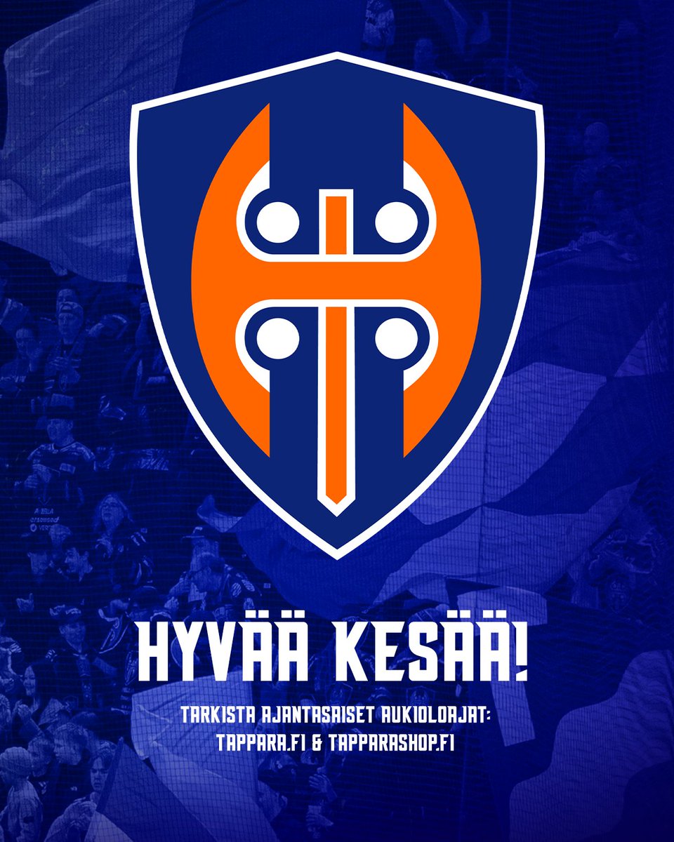Hyvää kesää – Tapparan toimisto on suljettu asiakkailta ma 30.6. eteenpäin ja palaa normaaleihin aukioloaikoihin ma 28.7. alkaen.

Nokia Arenan edustalla sijaitseva Tappara Shop palvelee läpi kesän – tarkista ajantasaiset aukioloajat verkkosivuilta ☀️