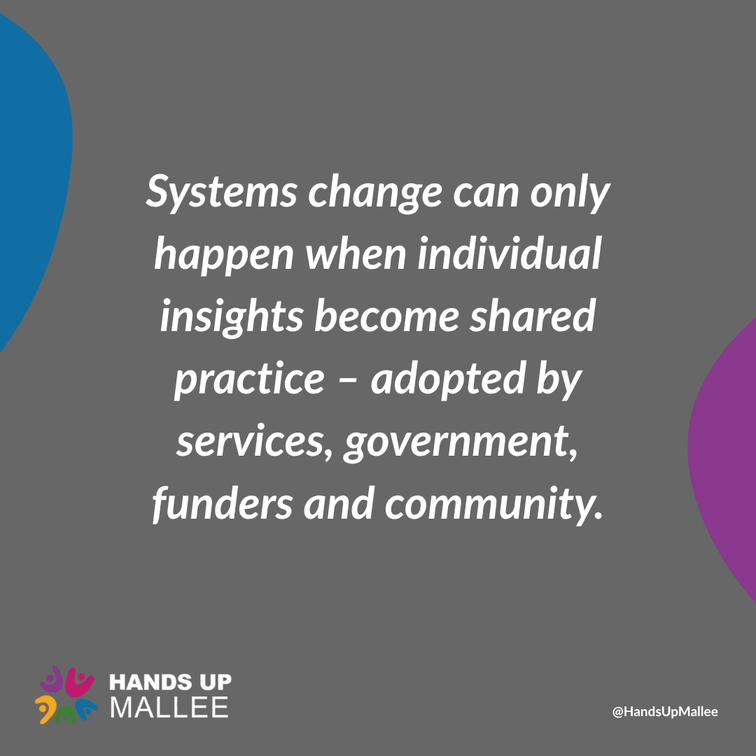Every organisation has people who drive positive change. But what happens when your champions leave?

In Mildura, we’ve learnt that mindset shifts that only reach individuals are fragile.

For transformation to last, it has to live in the culture, not just in people.

Individual