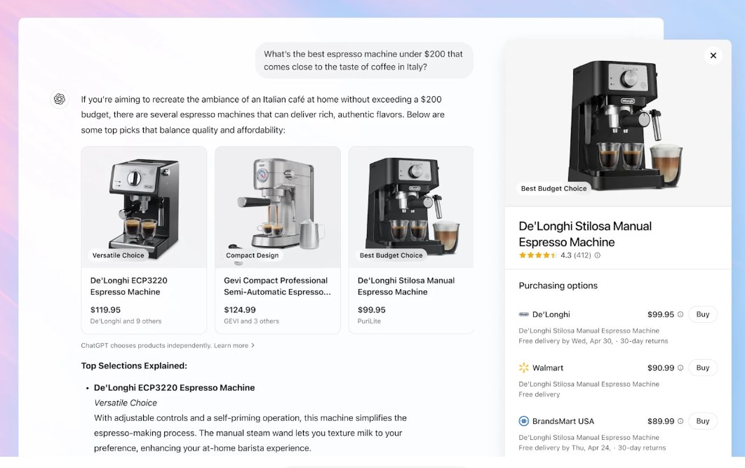 aliscodes's tweet image. ChatGPT will soon start recommending products.
If your brand isn’t listed yet, you’re already behind.
This is the next sales channel after E-commerce and Q-commerce.
Here’s how to claim your spot before competitors do: