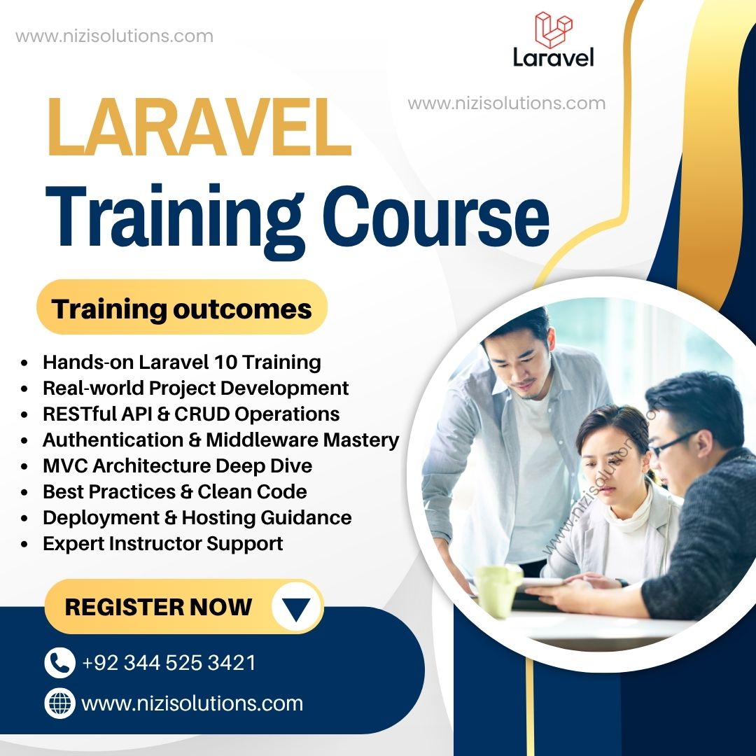 nizisolutions's tweet image. nizisolutions.com/training/larav…
#LaravelTraining #LearnLaravel #LaravelCourse #WebDevelopment #PHPFramework #CodingSkills #LaravelTips #DevTraining #LaravelForBeginners #CodeWithLaravel #LaravelExperts #TechEducation #ProgrammingCourse #LaravelDevelopment #OnlineLearning #WebDevCourse