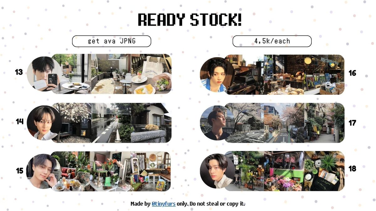 tinyfurs's tweet image. Any interactions would be appreciated 🩷 #zonauang #zonajajan 

Aku kembali membawa layout scenery &amp;amp; moodboard basic khusus bg sama western! Price start from 3k - 4,5k, chara bisa cek ALT. Payment QRIS only ingyah 😋

(4/5)