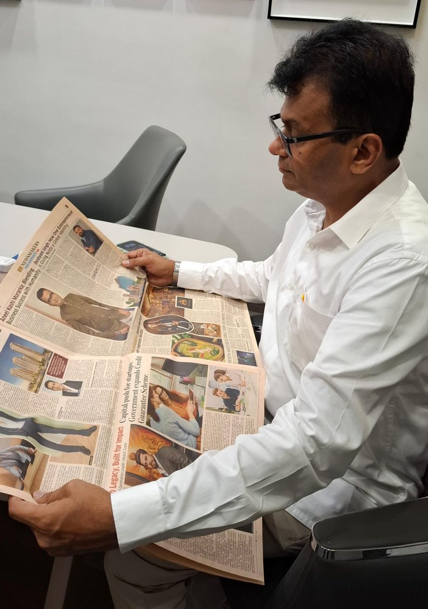 Featured in today’s 🇮🇳 Economic Times Newsmakers 'Young Entrepreneurs Special' (Pg 9). A reminder that purpose-driven work and small efforts matter. Grateful to my parents, team &amp; ET for the recognition. Inspired to keep contributing! 🤗🗞
#YoungLeader #ETNewsmaker