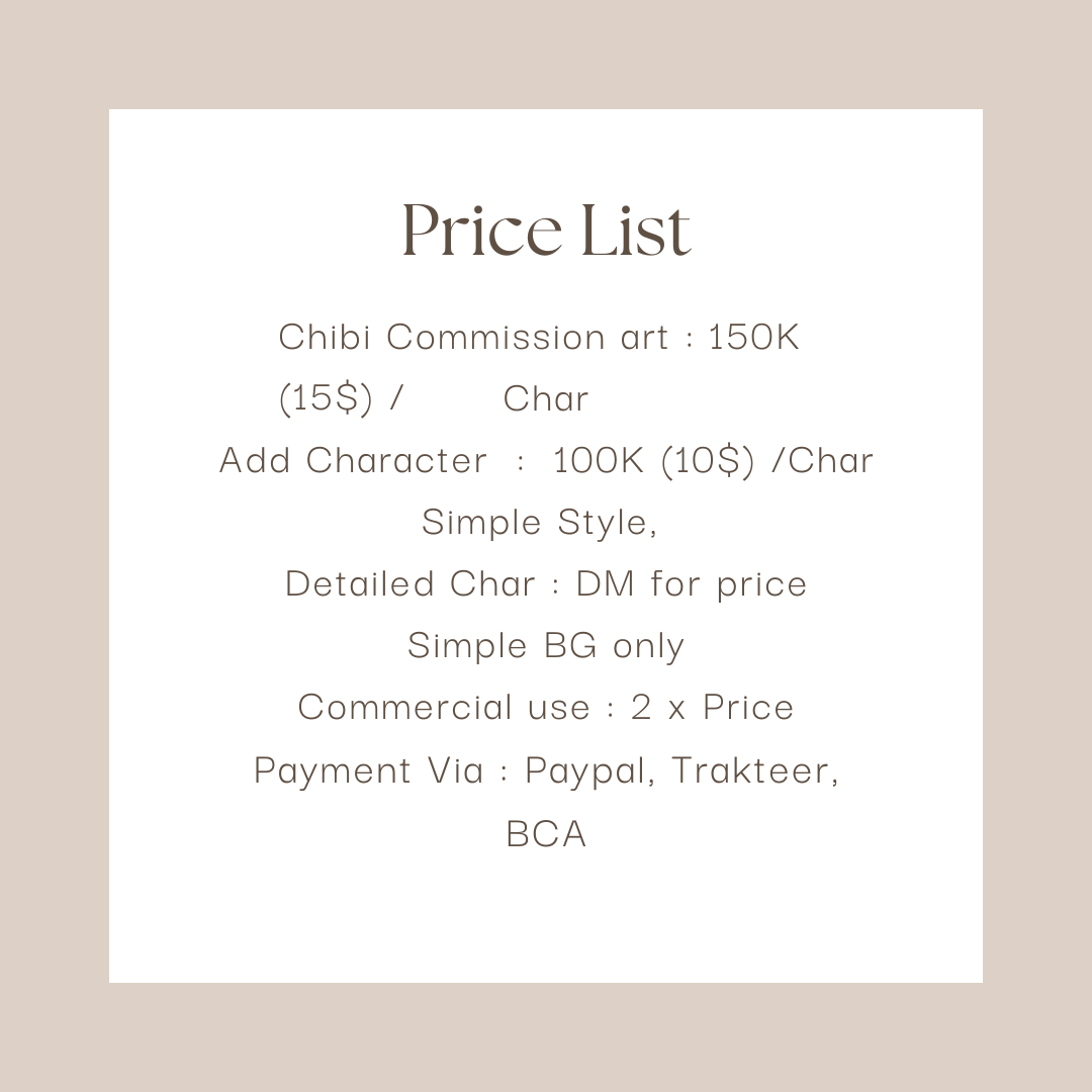 KumaStarlight's tweet photo. Update :  (there is some change in price)

For this 2025 early i will open the cmms without limit but for the deadline please discuss first with me via DM or discord @.kumastarlight  

For #VGenComm  is limited slot~

 Like and RT appreciated 🙇‍♀️

Sample in Reply~! https://t.co/QBeqgdExFl