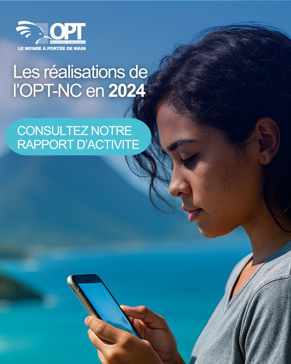 [RAPPORT D’ACTIVITE 2024]  
👉 En 2024, malgré un contexte exigeant, l’OPT-NC a poursuivi sa mission de service public, adapté son organisation et maintenu son engagement dans ses quatre grands domaines d’activité.  
+ d'infos : bit.ly/3ThLIMk 
#OPTNC #OPTNCAvecVous