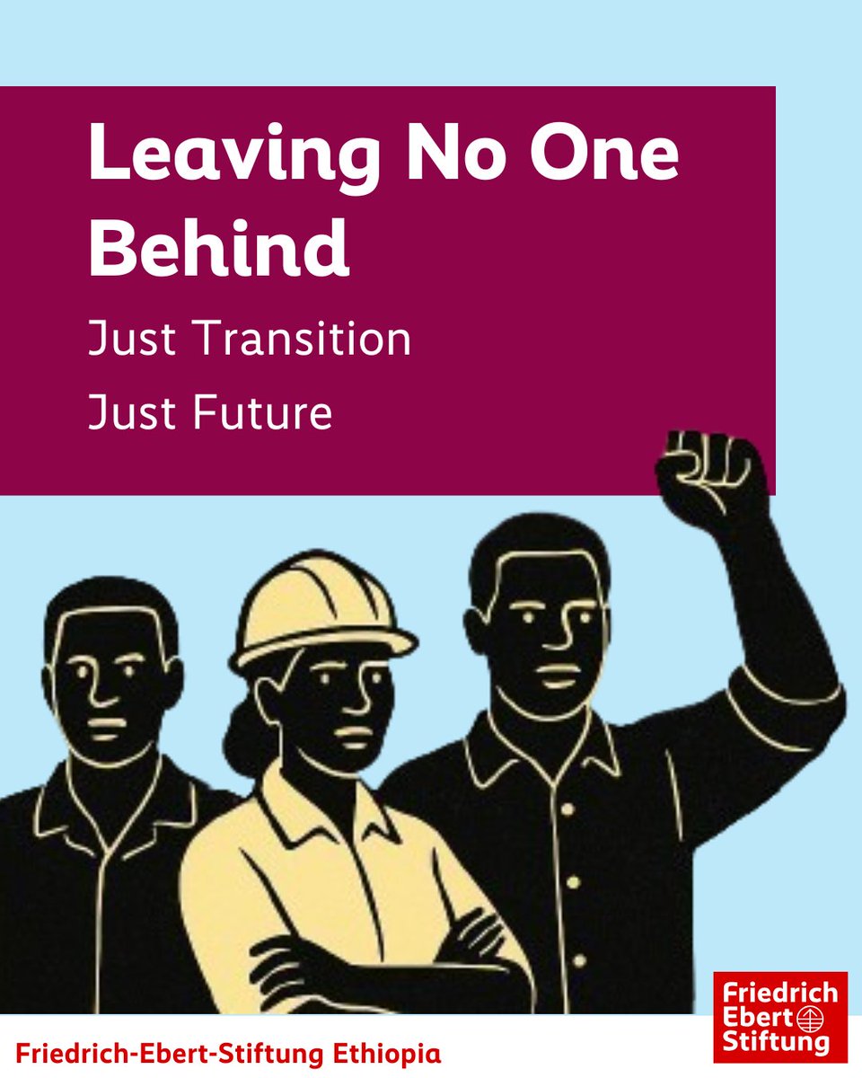 📢 Ethiopian workers are on the frontlines of climate change— their jobs, health &amp; livelihoods are at risk.

As 🇪🇹 prepares its #NDC3.0, it’s crucial to ensure that Just Transition is in the center, which means decent #greenjobs, #socialprotection, &amp; #skillstraining for #Workers.