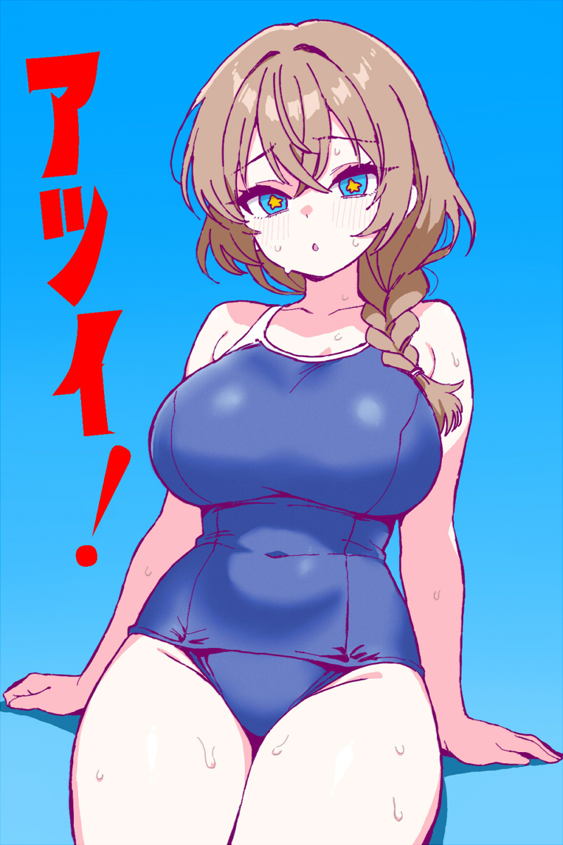 性癖女OC落書き 毎日暑すぎ!!!! 