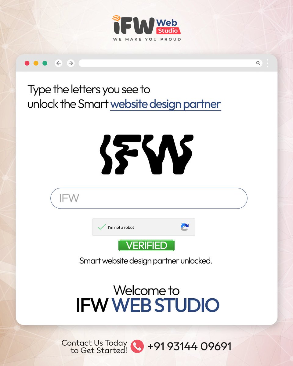 IFWWebStudio's tweet image. Everywhere we looked, the signs pointed to one thing:
IFW Web Studio.
Not a coincidence. Just good branding.
Let’s rebuild your web presence — the smart way.

📲 Contact us now!
📞+91 93144 09691
🌐 ifwwebstudio.com

#WebDesign #WebsiteDevelopment #IFWWebStudio