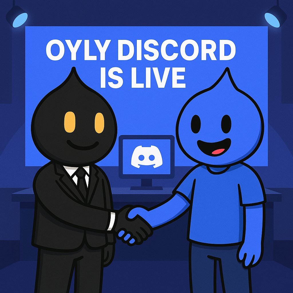 Calling All Oyly Holders, Discord is LIVE!

⛽️⛽️⛽️⛽️⛽️

🥇 Discord Phase 1: Oyly OG
- Wearing Oyly PFP
- Comment “Born on Bitcoin, Oyly forever" to claim your exclusive OG role
- 100 Oylies. Lasts 72H only

We will DM exclusive Discord invite link.
After this, Discord will be