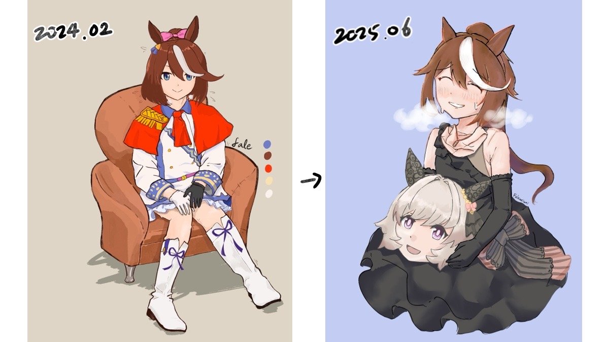 1年間の進歩 2024-2025
(Progress within a year)

#着ぐる絵