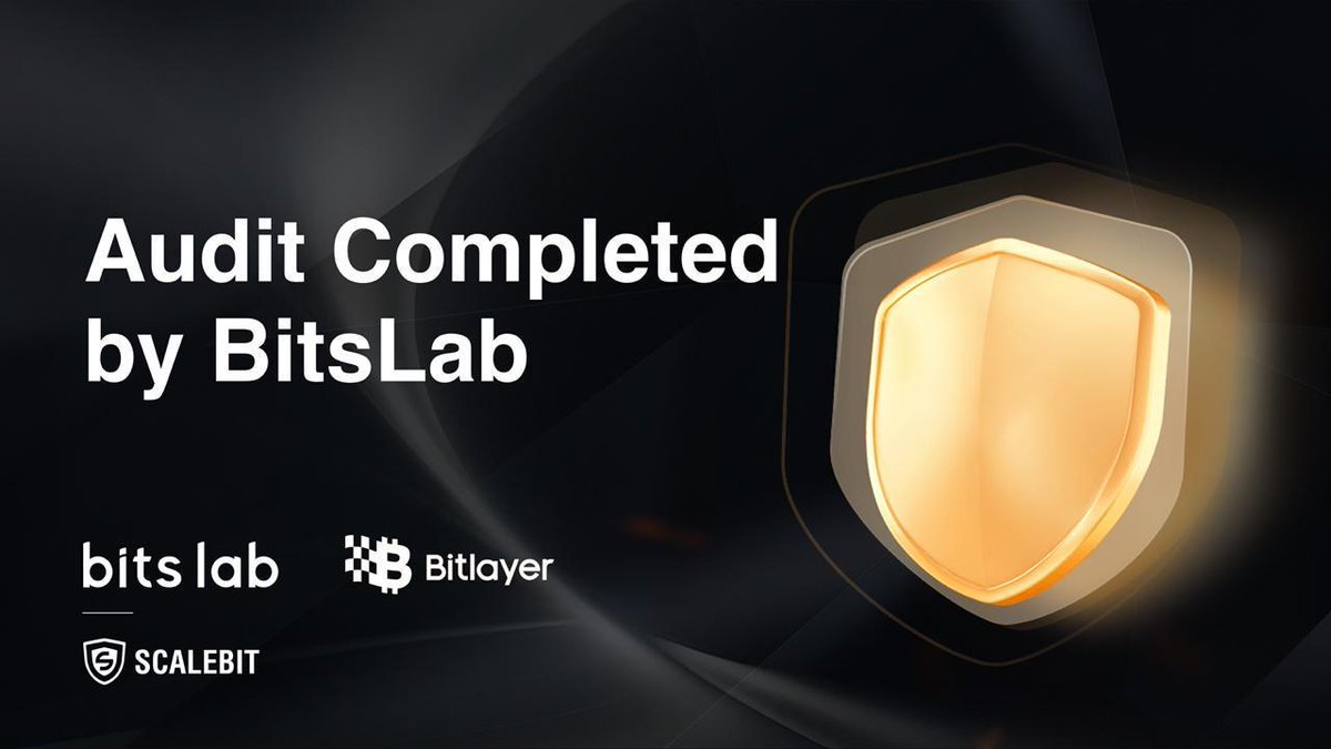 0xbitslab's tweet image. 🔍 Audit Complete!

🔐 We’re proud to announce that our sub-brand @scalebit_ has successfully completed a comprehensive security audit for BitNova, incubated by Bitlayer @BitlayerLabs – a transformative innovation in the Bitcoin ecosystem, bridging Bitcoin’s unmatched security…