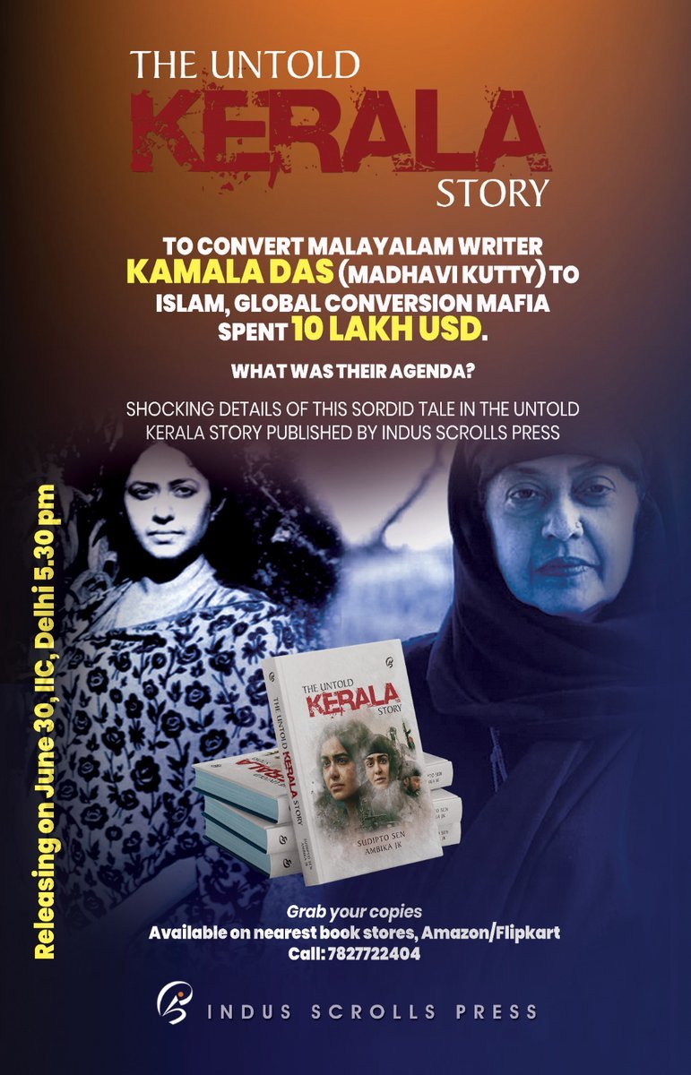 Sudipto SEN (@sudiptosentlm) on Twitter photo Truth can be heckled... Truth can be ridiculed... Truth can be utterly unpleasant...
But, at the end - truth win!
This book is the compilation of our entire research and findings for the cult film <a href="/thekeralastory/">The Kerala Story</a> - the film, which still skip heartbeats, even after more than Truth can be heckled... Truth can be ridiculed... Truth can be utterly unpleasant...
But, at the end - truth win!
This book is the compilation of our entire research and findings for the cult film <a href="/thekeralastory/">The Kerala Story</a> - the film, which still skip heartbeats, even after more than