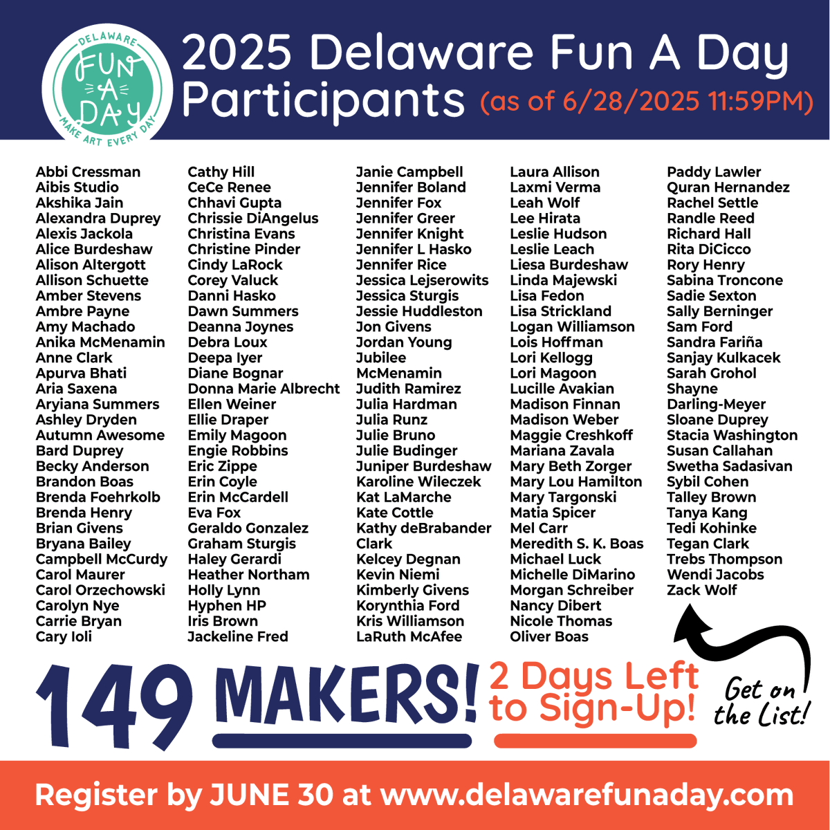 #Register by MIDNIGHT! #New this year - the #FUNATIC #AWARDS! 🏅✨ Click for details on how YOU can be recognized officially as a 'Funatic' or a 'Maker Maniac'. #Maker's Month Begins July 1. Sign-up by June 30 - mailchi.mp/1218aa504e34/r…