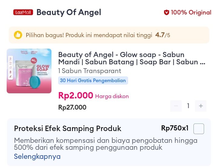 Rekomendasi sabun batang yang lagi diskon di lazada 🤫🫵🏻

Extra pure gluta whitening soap s.lazada.co.id/s.ZYvcVe
Kojis collagen soap s.lazada.co.id/s.ZYvc2Z
Kojic collagen soap s.lazada.co.id/s.ZYvcal
Bety of angel soap s.lazada.co.id/s.ZYv1vw