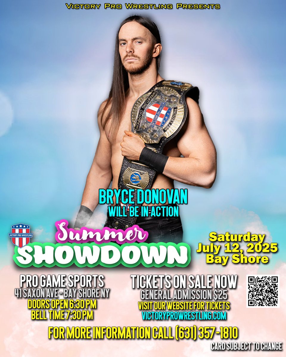 Victory Pro Wrestling, Inc (@vpw_wrestling) on Twitter photo Jeff from Brentwood got their tickets to Summer Showdown
Sat July 12 | Pro Game Sports, Bay Shore
Get your tickets now: VictoryProWrestling.com
#vpwsellsout #wrestling #summershowdown <a href="/BryceDShook/">Bryce Donovan</a> Jeff from Brentwood got their tickets to Summer Showdown
Sat July 12 | Pro Game Sports, Bay Shore
Get your tickets now: VictoryProWrestling.com
#vpwsellsout #wrestling #summershowdown <a href="/BryceDShook/">Bryce Donovan</a>