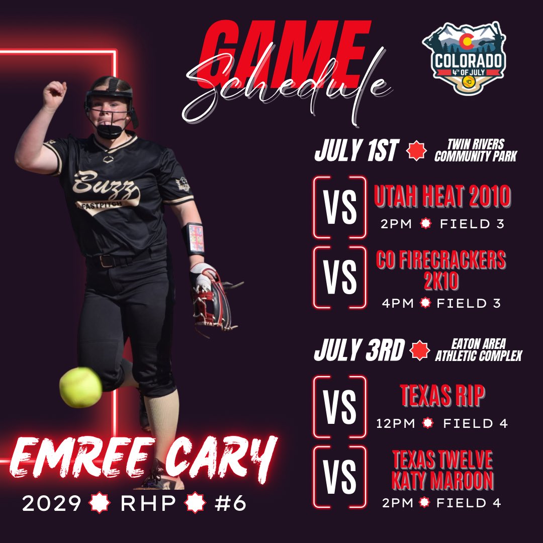 So excited to be playing in Colorado!!
#BuzzWin 
#1%better
# teamCSA