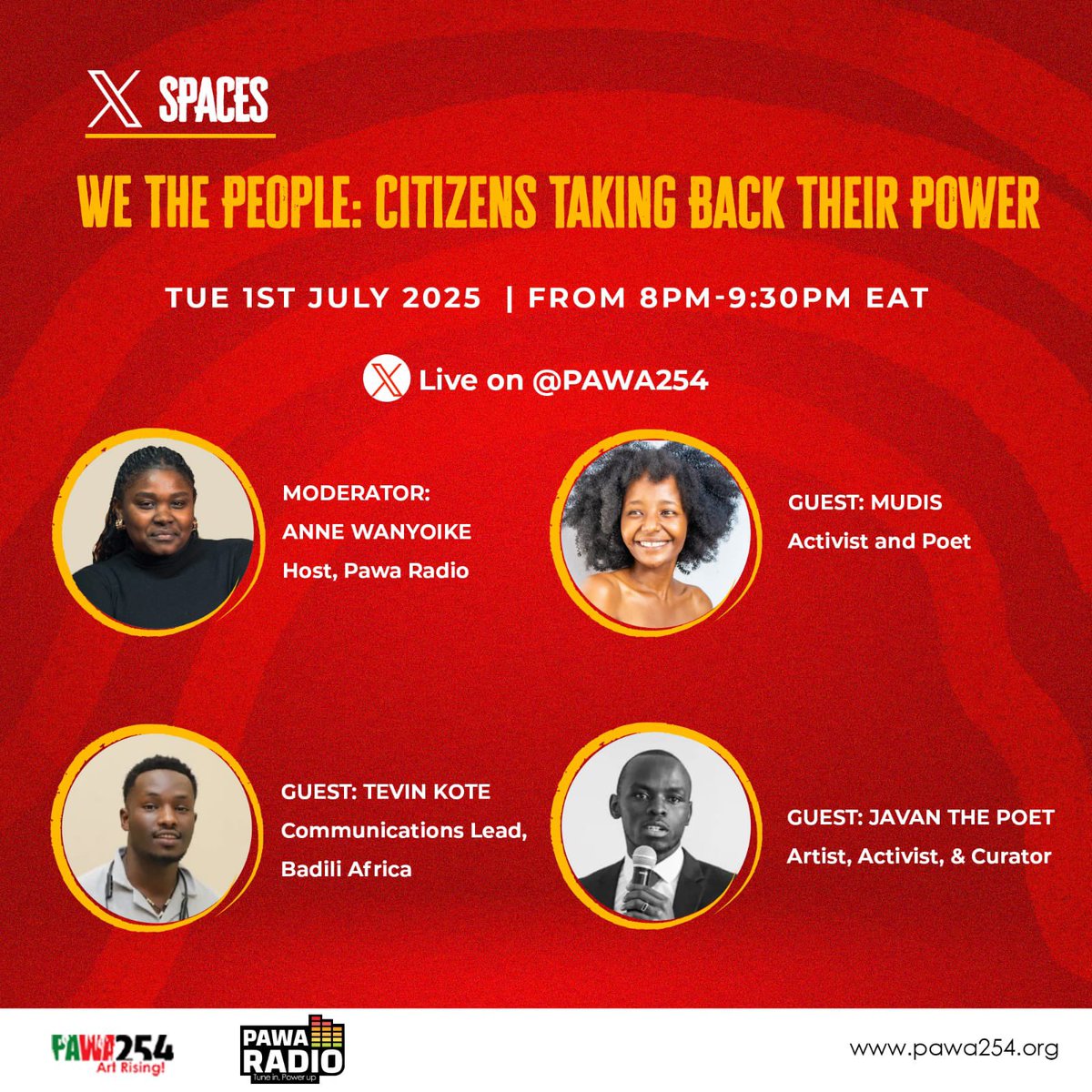 We are no longer waiting for change, we’re becoming the change. 
From protests to petitions, policy forums to digital campaigns, the message is loud: this country belongs to all of us.

Join the conversation. Let’s talk rights, the struggle and reclaiming our power.
#WeThePeople