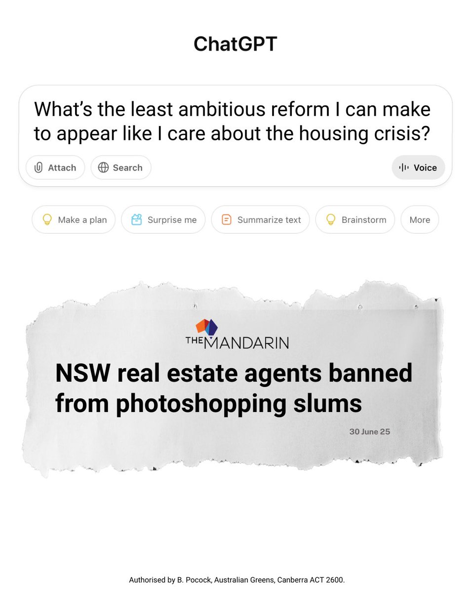 Gold star, now stop unlimited rent increases. 

#auspol