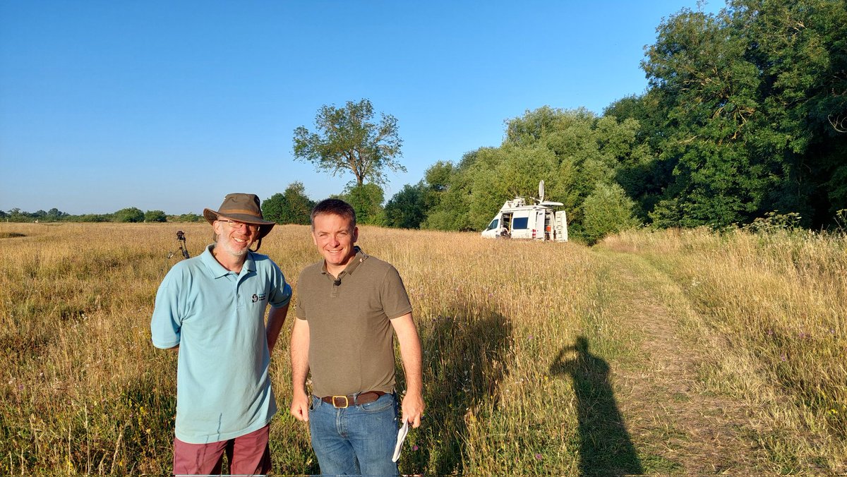 wildlifebcn's tweet photo. Tune into BBC Breakfast this morning to hear conservation officer Iain Webb, Wildlife Trusts CEO Craig Bennett and others at Trumpington Meadows nature reserve talking about the impact of the heatwave and climate change on nature https://t.co/MmItM2IiZo