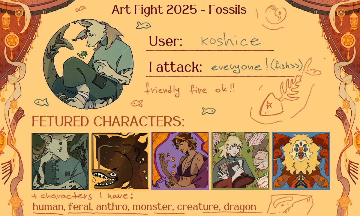 koshice_'s tweet image. #artfight #artfightteamfossils 
lettssssss gooo