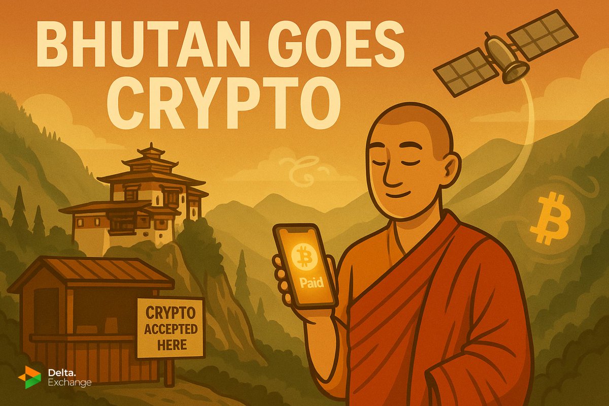 Bhutan Is Quietly Going Crypto! In the heart of the Himalayas from  Monasteries to Bitcoin, Bhutan is rewriting the rules of finance. Just  months after a major exchange partnered with DK Bank,