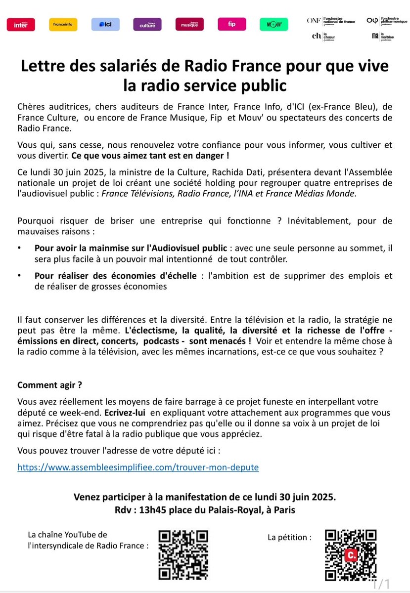 mathildedehimi's tweet image. Pour que vive l&apos;audiovisuel public...
