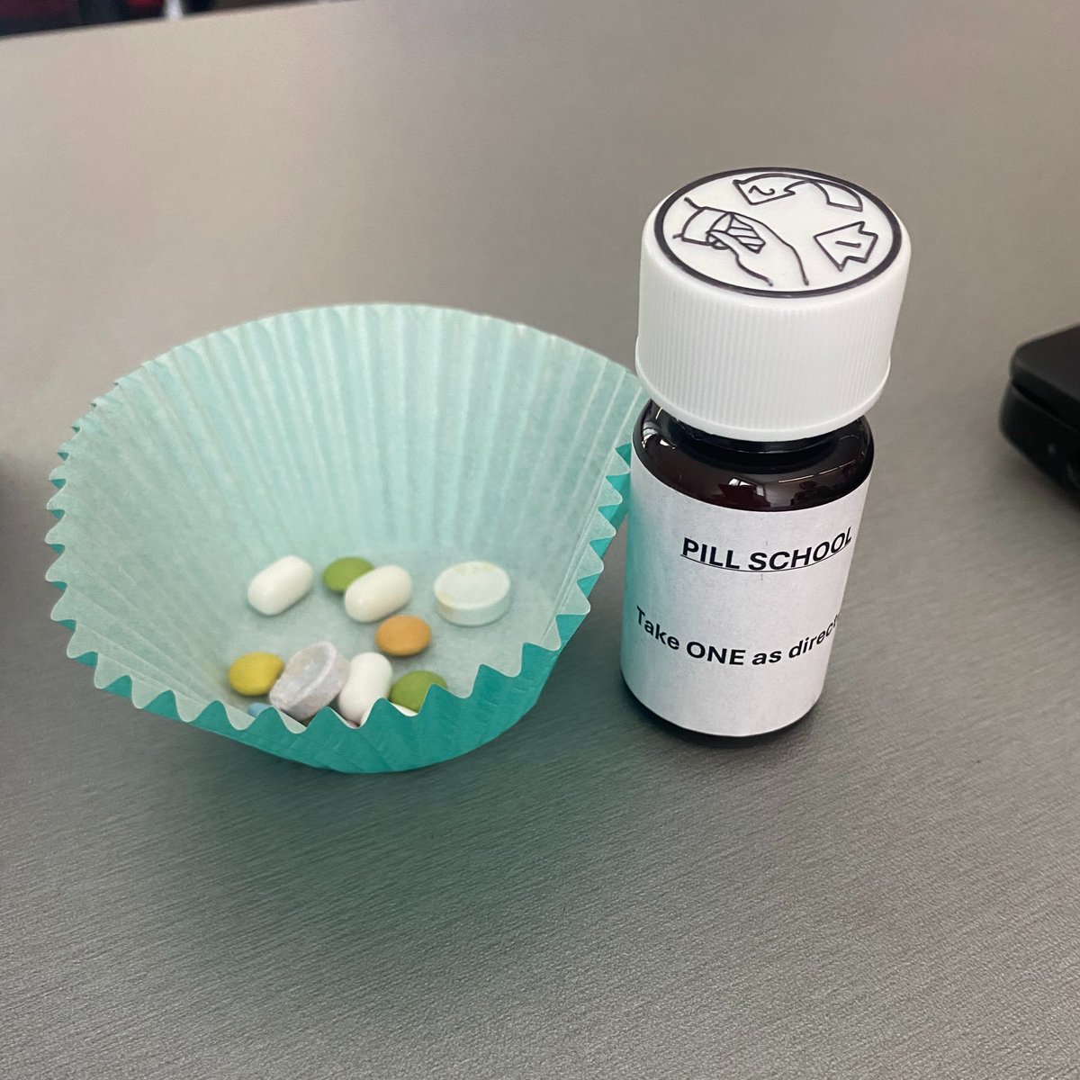 Mary Carmel Kearney (@maryckearney) on Twitter photo Great session from <a href="/DrAliceMcC/">Alice McC</a> sharing her pill swallowing wisdom. Great session from <a href="/DrAliceMcC/">Alice McC</a> sharing her pill swallowing wisdom.