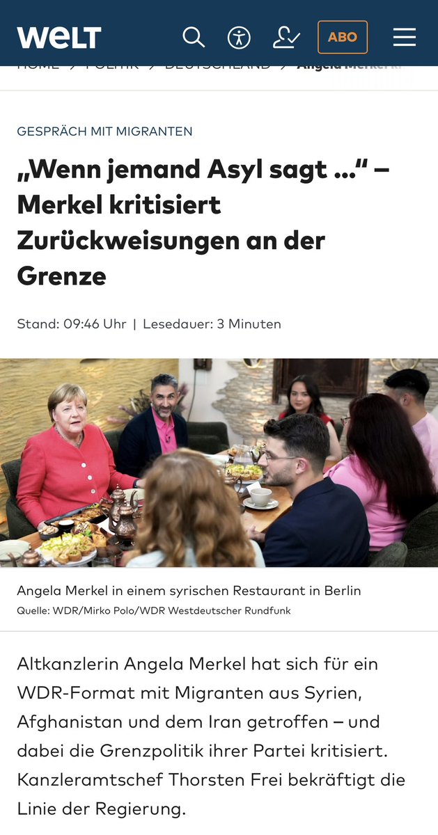 Rüdiger Lucassen, MdB (@mdb_lucassen) on Twitter photo Offenbar versucht die Alt-Kanzlerin ihr - wie auch immer geartetes - Vermächtnis zu verteidigen. Heraus kommen Bockigkeit, noch mehr Realitätsverlust und die bewusste Überwerfung mit allen. Vor allem mit den Deutschen, die ihr ganz offensichtlich nie etwas bedeuteten. Offenbar versucht die Alt-Kanzlerin ihr - wie auch immer geartetes - Vermächtnis zu verteidigen. Heraus kommen Bockigkeit, noch mehr Realitätsverlust und die bewusste Überwerfung mit allen. Vor allem mit den Deutschen, die ihr ganz offensichtlich nie etwas bedeuteten.