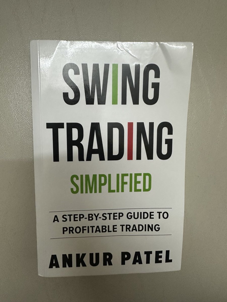 Aditya Todmal (@adityatodmal) on Twitter photo Got a copy of the new book Swing Trading Simplified!
Appreciate <a href="/AnkurPatel59/">Ankur Patel</a> for sending it over.
I haven’t finished it yet, but from what I’ve read so far, it was a good read, especially for cash market traders.
Link: amzn.to/4ksMe62 Got a copy of the new book Swing Trading Simplified!
Appreciate <a href="/AnkurPatel59/">Ankur Patel</a> for sending it over.
I haven’t finished it yet, but from what I’ve read so far, it was a good read, especially for cash market traders.
Link: amzn.to/4ksMe62