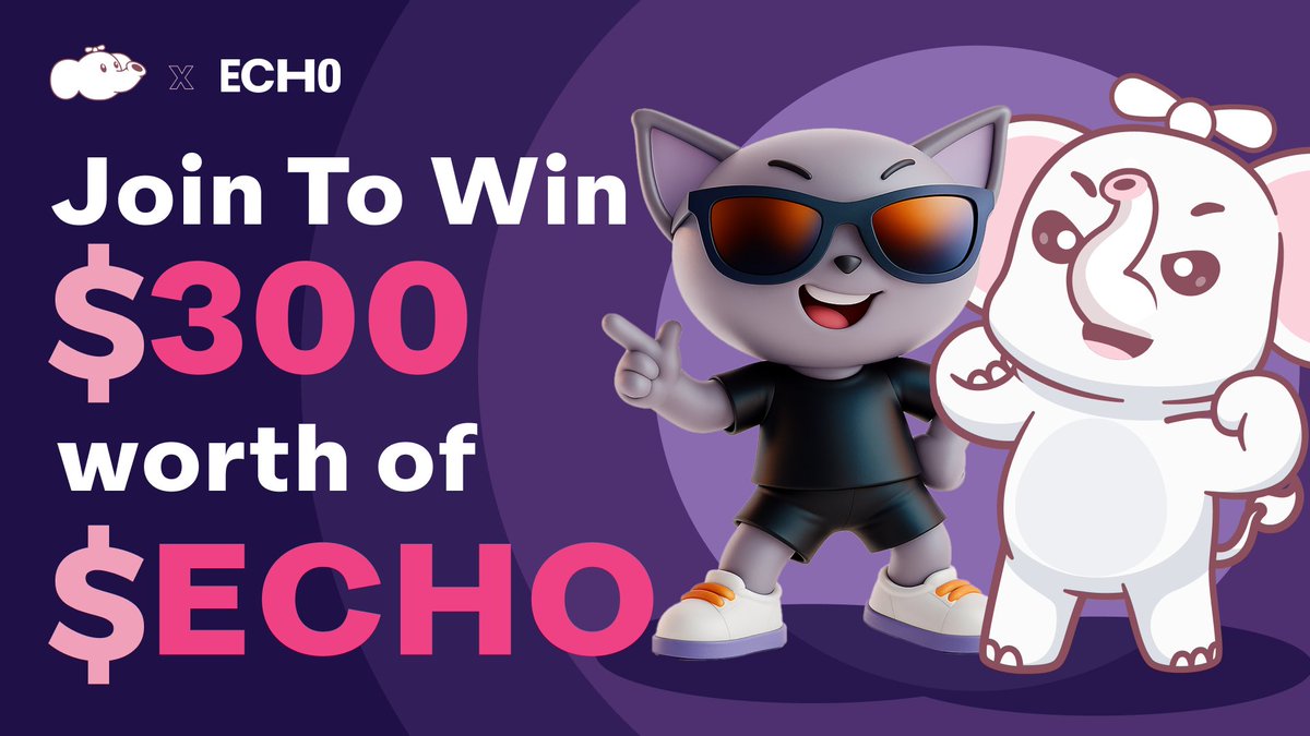 Tapp Exchange (@tappexchange) on Twitter photo Tappy’s showing love to all Nekos 🐾
The <a href="/EchoProtocol_/">Echo Protocol</a> Road to TGE campaign is now LIVE and we’re dropping some sweet rewards along the way.
With TGE just around the corner, don’t miss out, only 2 days left!
Here’s how to enter 👇 Tappy’s showing love to all Nekos 🐾
The <a href="/EchoProtocol_/">Echo Protocol</a> Road to TGE campaign is now LIVE and we’re dropping some sweet rewards along the way.
With TGE just around the corner, don’t miss out, only 2 days left!
Here’s how to enter 👇
