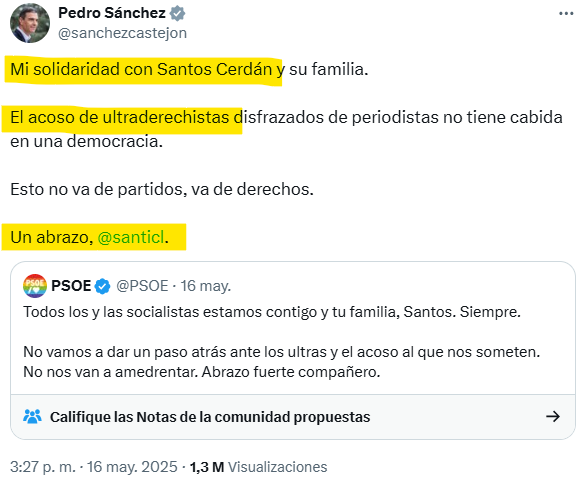 ismaelquesada's tweet photo. La Fiscalía acaba de pedir prisión sin fianza para Santos Cerdán. Pero recuerda que es acoso de la ultraderecha. https://t.co/1mmFI3z5LV
