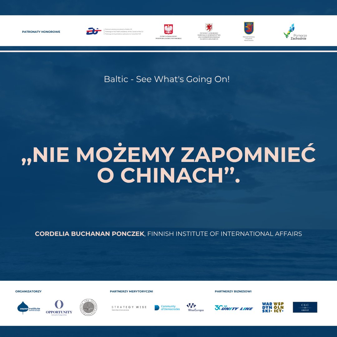 OppFoundation's tweet image. 🌊Baltic - See What&apos;s Going On!🌊

 #Conference #ExpertCommentary
@ponczuszka @FIIA_fi  #BalticSea #Security